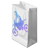 Motocross Kleine Geschenktüte (Vorderseite Schrägansicht)