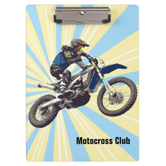 Motocross Klemmbrett (Vorderseite)