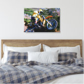 Motocross Leinwand Wrap - Mark Barnett bei Saddleb (Insitu (Schlafzimmer))