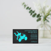 Motocross-Lektionen reparieren benutzerdefinierte  Visitenkarte (Stehend Vorderseite)