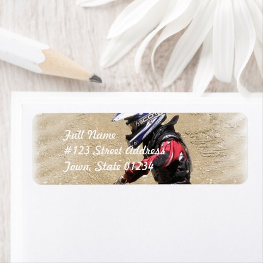 Motocross Mailing Labels (Insitu)