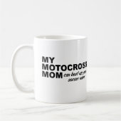Motocross-Mama-lustige Tasse (Links)