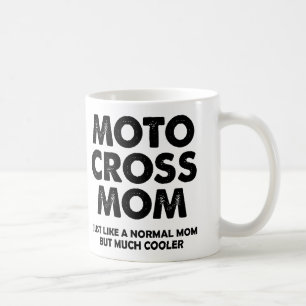 Motocross-Mama Lustiger Dirt-Bike-Becher oder Reis Kaffeetasse