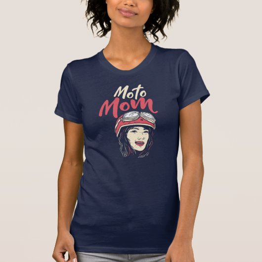 Motocross-Mama von Muttergeschenk T-Shirt (Vorderseite)