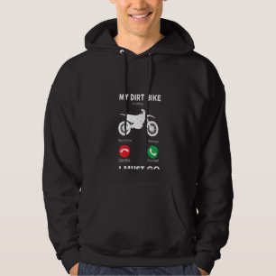 Motocross meine Dirt Fahrrad-Frauen ruft und ich Hoodie