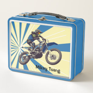 Motocross Metall Lunch Box