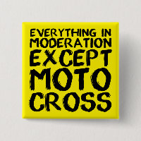 Motocross Moderation Funny Dirt Bike Button Abzeic