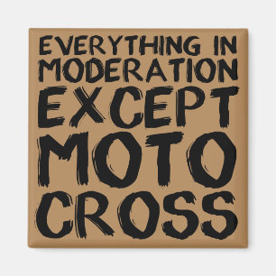 Motocross Moderation Funny Dirt Bike Kühlschrankma Magnet