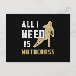 Motocross Motorrad Biker Dirt Funny Geschenk Postkarte