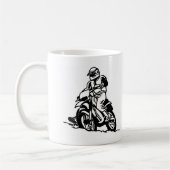 Motocross-Motorrad Kaffeetasse (Links)