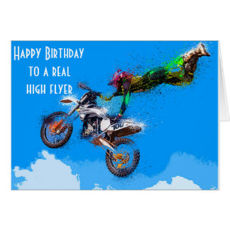 Motocross Geburtstags Grußkarten & Einladungen Zazzle.de