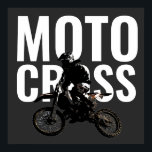 Motocross Motorrad Pop Art Poster<br><div class="desc">Motocross Pop Art Image</div>