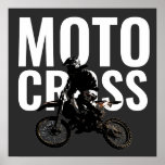 Motocross Motorrad Pop Art Poster<br><div class="desc">Motocross Pop Art Image</div>