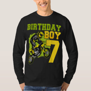 Motocross MX 7. Geschenk 7 Jahre Altes Dirt Bike B T-Shirt