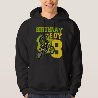 Motocross MX 8. Geburtstagsgeschenk 8 Jahre altes Hoodie