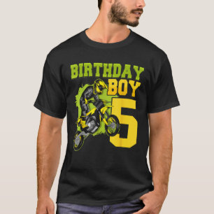 Motocross-MX-Geschenk zum 5. Geburtstag für 5-jähr T-Shirt