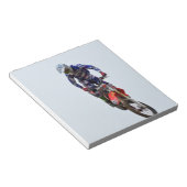 Motocross Notizblock (angewinkelt)