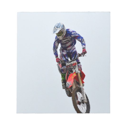 Motocross Notizblock (Vorderseite)