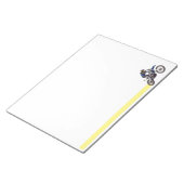 Motocross Notizblock (angewinkelt)