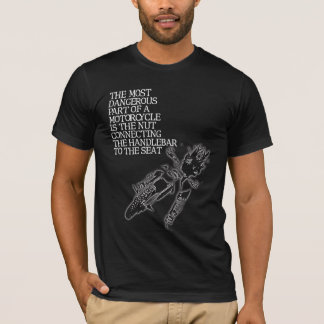 Motocross-Nuss-Schmutz-Fahrrad-lustiger T - T-Shirt