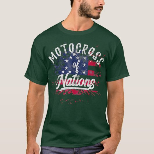 Motocross of Nations Support USA MX Team at MXdN T-Shirt (Vorderseite)