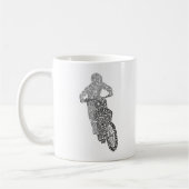 Motocross Off Road Motorrad Kaffeetasse (Links)