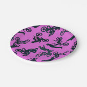 Motocross Pappteller (Schrägansicht)