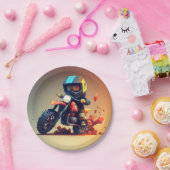 Motocross Party Napkins Papierplatte Pappteller (Party)