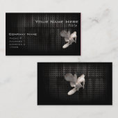 Motocross-Peitsche; Cooles Schwarzes Visitenkarte (Vorne/Hinten)