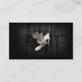 Motocross-Peitsche; Cooles Schwarzes Visitenkarte (Rückseite)