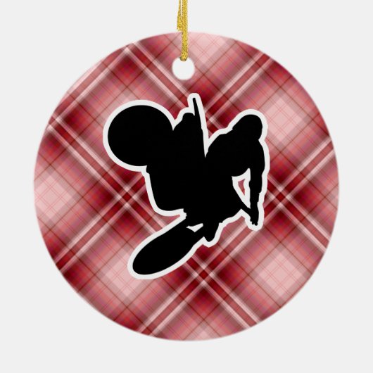 Motocross-Peitsche Keramik Ornament (Hinten)