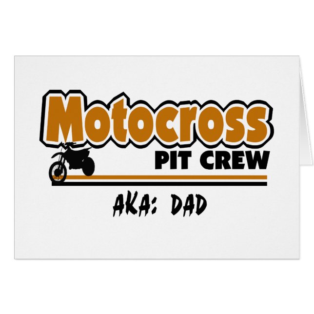 Motocross-Pit-Crew (Vorderseite (Horizontal))