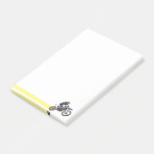 Motocross Post-it Klebezettel (angewinkelt)