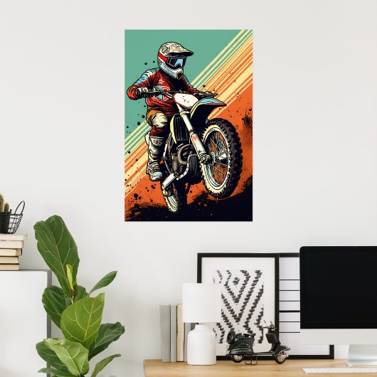 Motocross Poster (Heimbüro)