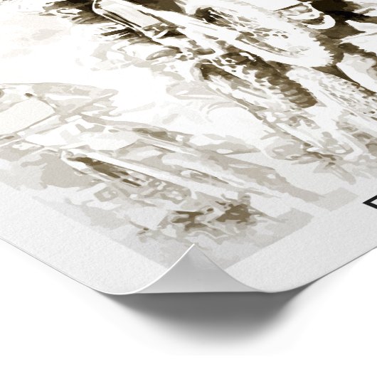 Motocross Poster (Ecke)