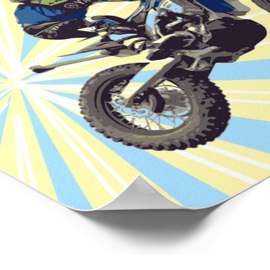 Motocross Poster (Ecke)
