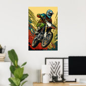 Motocross Poster (Heimbüro)