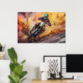 Motocross Poster (Heimbüro)