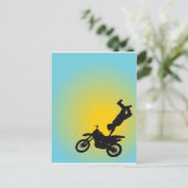 Motocross Postkarte (Stehend Vorderseite)