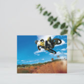 Motocross Postkarte (Stehend Vorderseite)