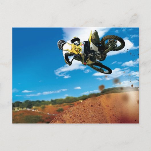 Motocross Postkarte (Vorderseite)
