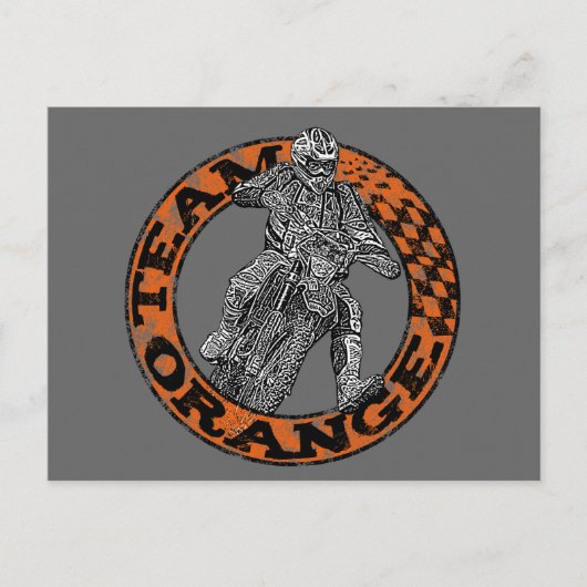 Motocross Postkarte (Vorderseite)