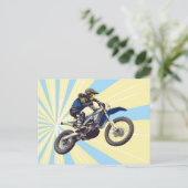 Motocross Postkarte (Stehend Vorderseite)