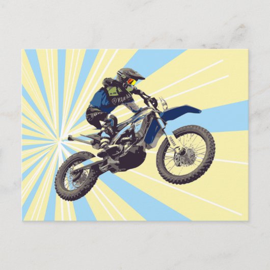 Motocross Postkarte (Vorderseite)