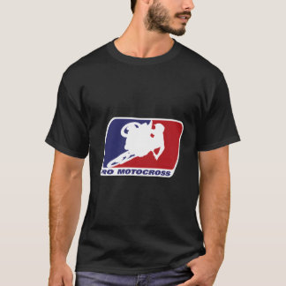 Motocross Pro für Blaues Rotes Rotes Rad T T-Shirt