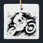 Motocross Quote Sport Motorrad Racing Keramikornament<br><div class="desc">Motocross Quote Sport Motorrad Racing</div>