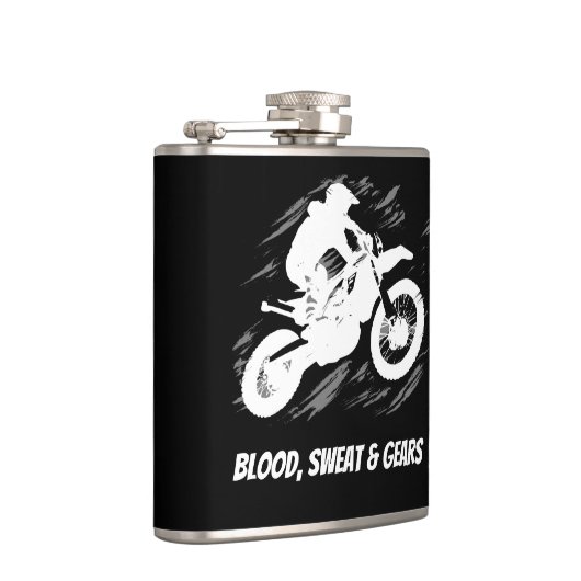 Motocross Quote Sport Motorrad-Rennangebot Flachmann (Rechts)