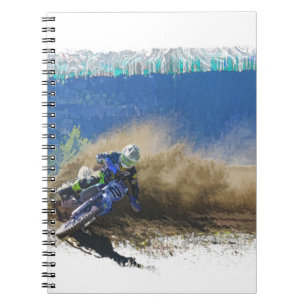 Motocross Racer Artwork Geschenke Notizblock