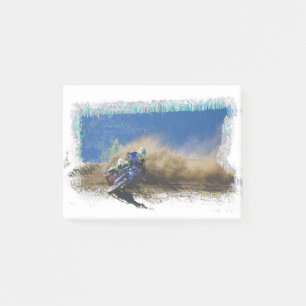 Motocross Racer Artwork Geschenke Post-it Klebezettel
