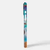 Motocross Racer auf der Bergbahn Case-Mate iPhone Hülle (Rückseite / Links)